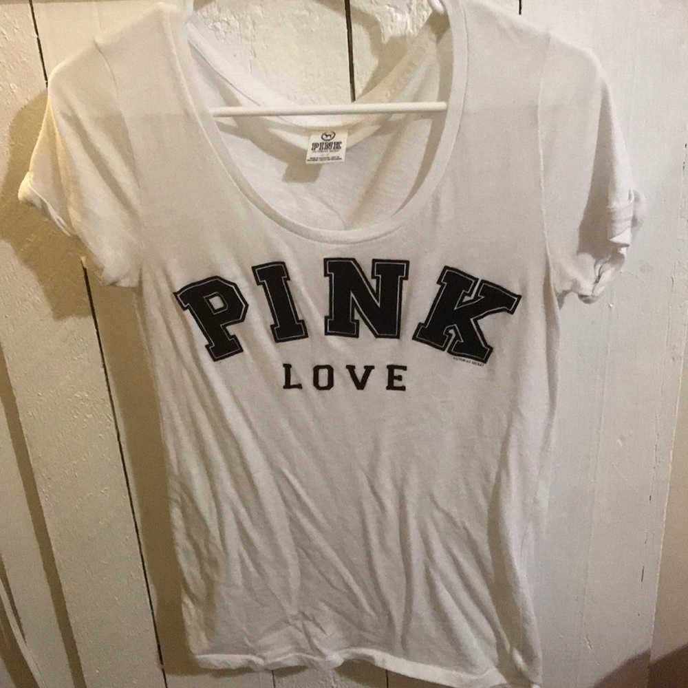 Pink Victoria’s secret shirt